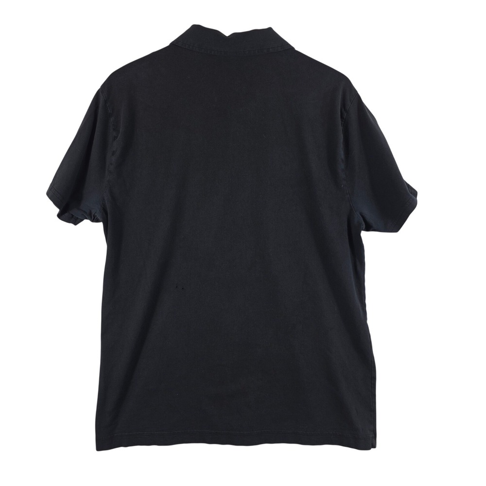 Original Penguin Polo Shirt Mens XL Black Striped Classic Fit Short Sleeve - Picture 4 of 7